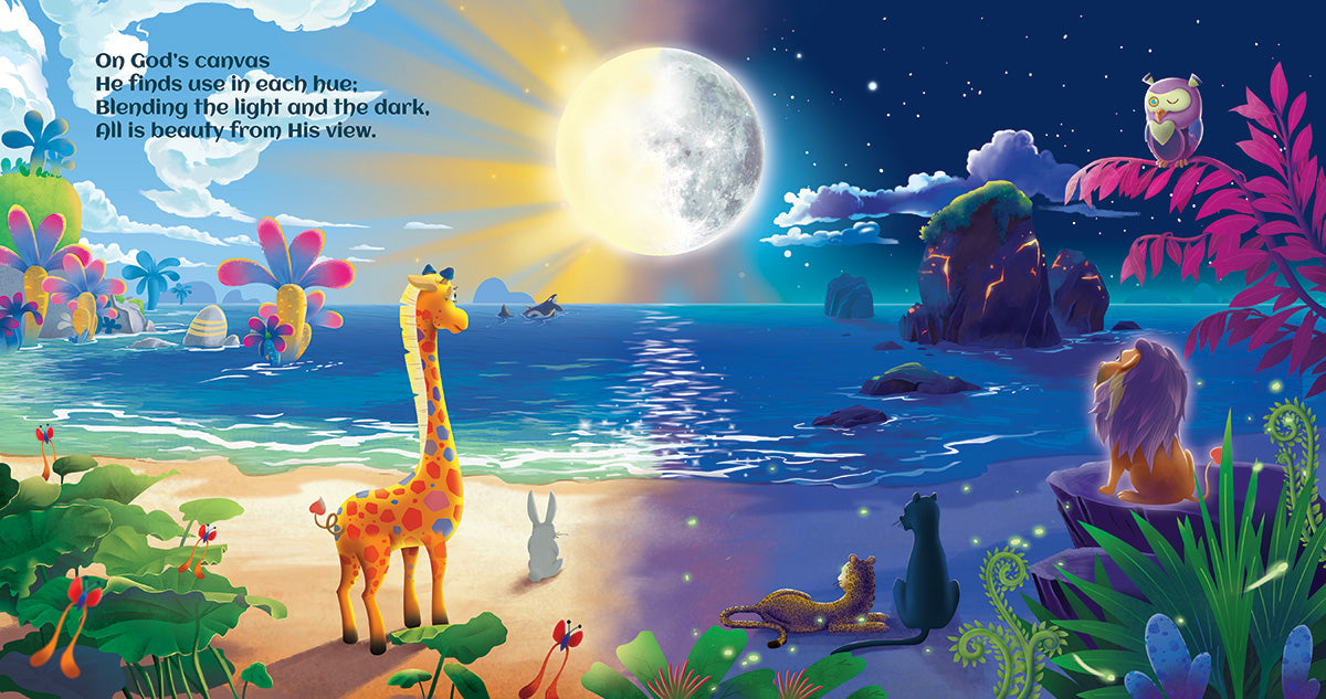 Loved As You Are Children's Book for Families who have or want to adopt with Gif the Giraffe fun animals and beautiful illustrations of the Land of Fambly