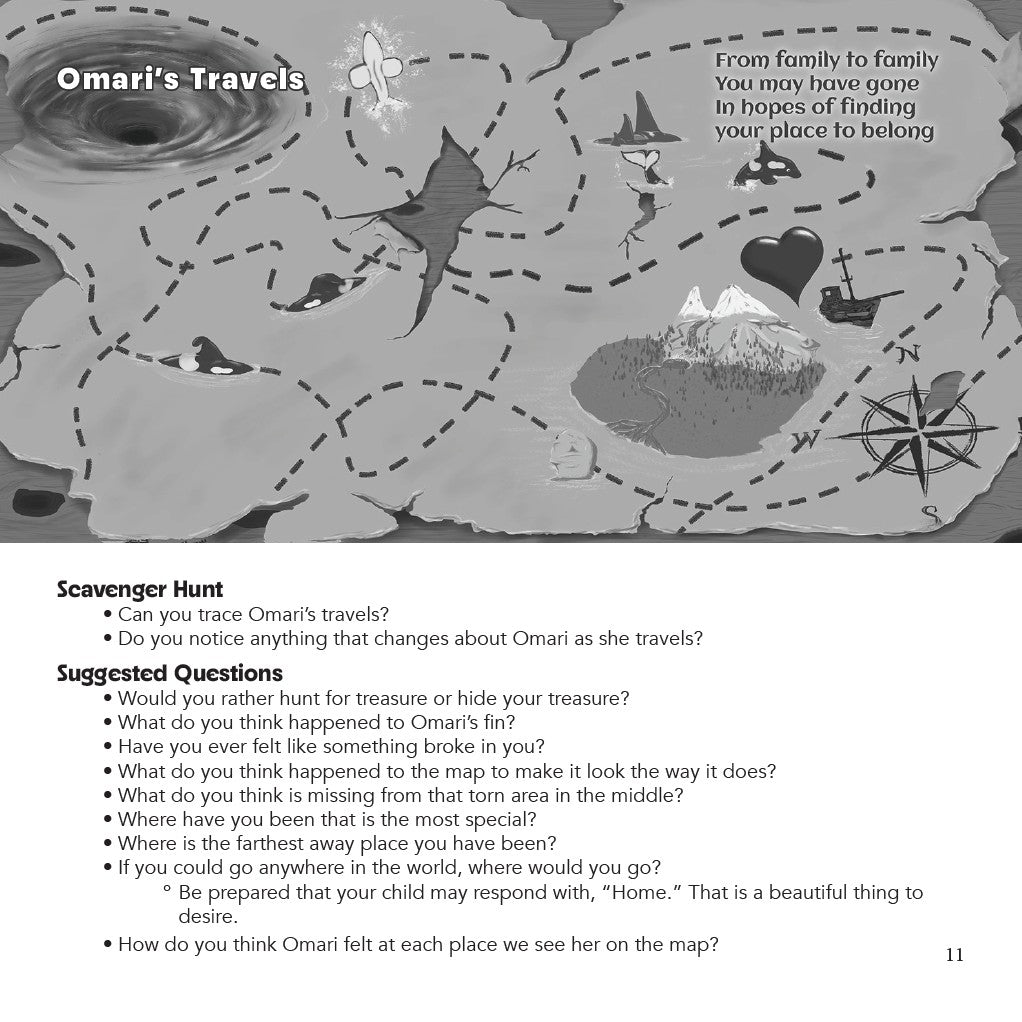 however long forever companion guide foster care children's book by Steven Cohen omari's travels