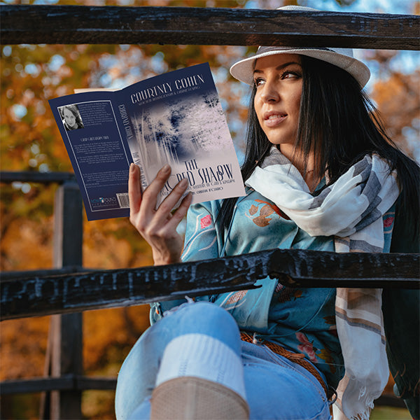 christian woman pondering the mystery of God reading The Sacred Shadow