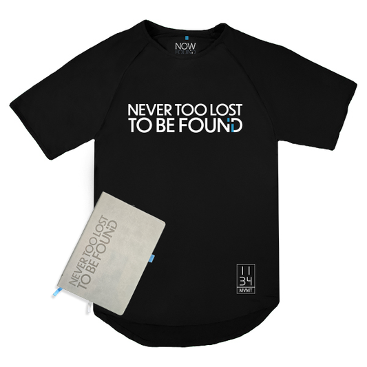 Never Too Lost Bamboo Tee & Journal Bundle