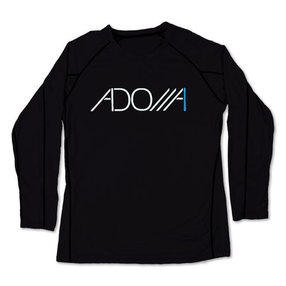 Black Adonai performance long sleeve from Now Found christian apparel